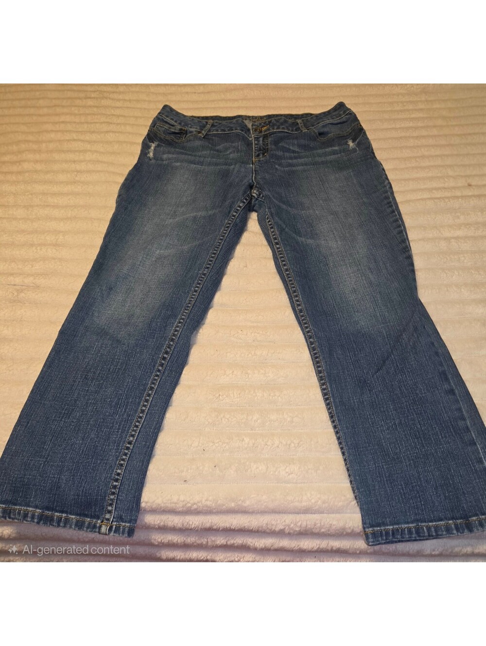 Simply Vera Vera Wang Straight Leg Jeans sz 14